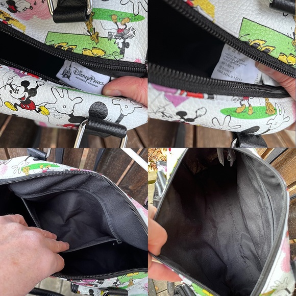 Disney Parks Mickey & Minnie Mouse Cartoon Purse Handbag - Picture 9 of 14